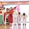 Chinese team on the stage